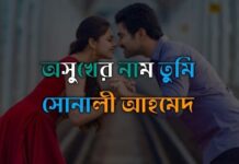 অসুখের নাম তুমি,পর্ব নং-১৯ (শেষ)